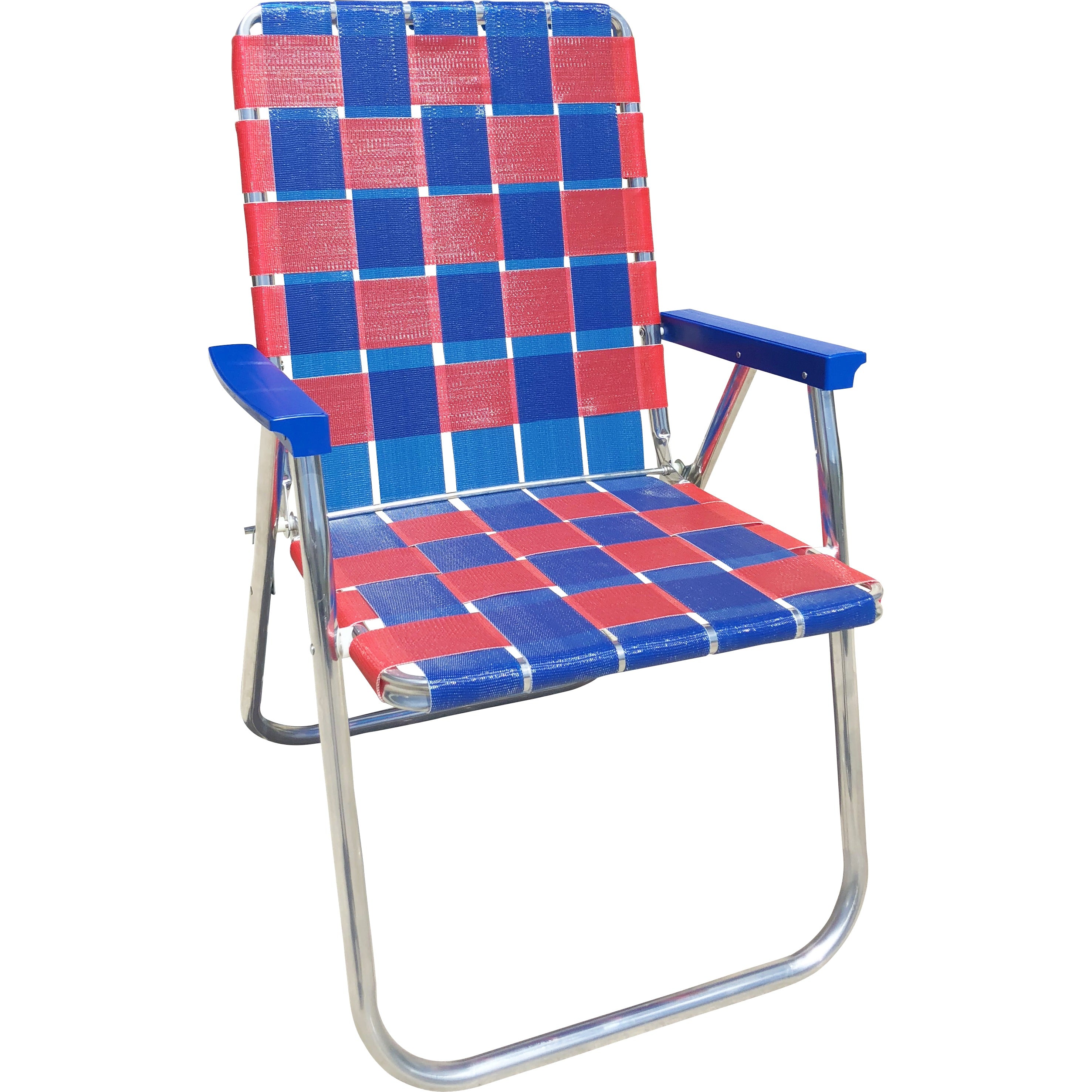Lawn Chair USA Blue & Red Classic Vintage