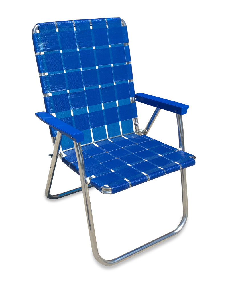 Lawn Chair USA Blue Wave with Blue Arms