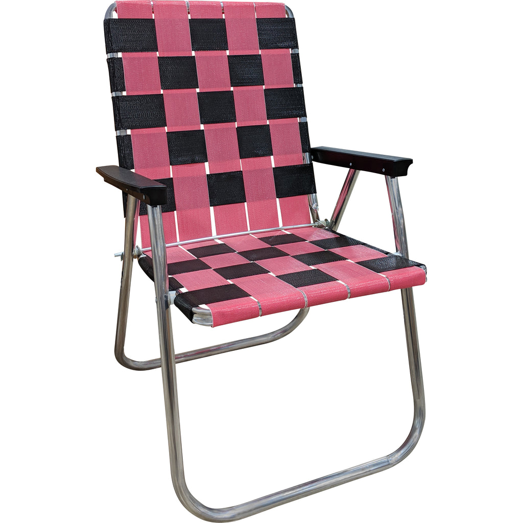 Lawn Chair USA Pink & Black Classic Vintage