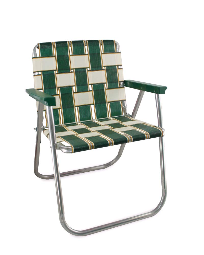 Lawn Chair USA Charleston Folding Aluminum Webbing Picnic Chair